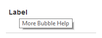 Bubble help